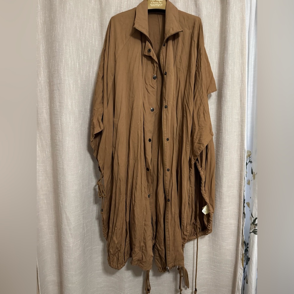 Anthropologie Pilcro oversized poncho utility jacket